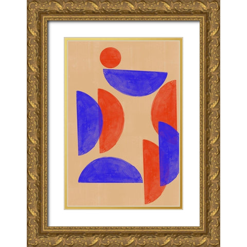 New Me Gold Ornate Wood Framed Art Print with Double Matting by The Miuus Studio