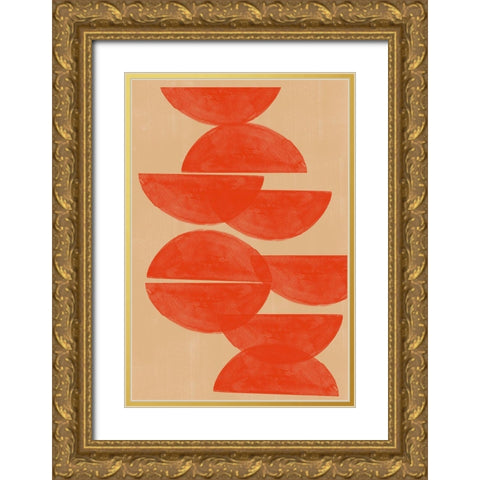 The Future is Bright Gold Ornate Wood Framed Art Print with Double Matting by The Miuus Studio