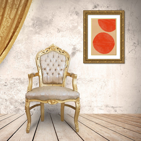 Separation Gold Ornate Wood Framed Art Print with Double Matting by The Miuus Studio