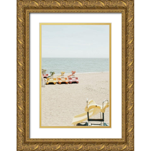 Beach_015 Gold Ornate Wood Framed Art Print with Double Matting by 1x Studio III