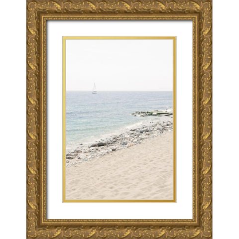 Beach_012 Gold Ornate Wood Framed Art Print with Double Matting by 1x Studio III