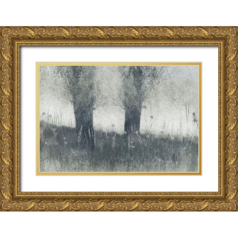 Memories Gold Ornate Wood Framed Art Print with Double Matting by Talen, Nel