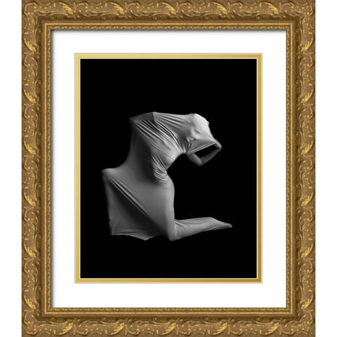 Harmony Gold Ornate Wood Framed Art Print with Double Matting by Stein, Tali