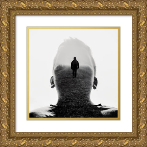 No way too far Gold Ornate Wood Framed Art Print with Double Matting by Kuavi, Robert