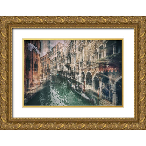 Antico Doge Gold Ornate Wood Framed Art Print with Double Matting by Atzori, Daniele
