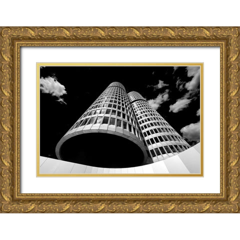 BMW Gold Ornate Wood Framed Art Print with Double Matting by Richter, Regine