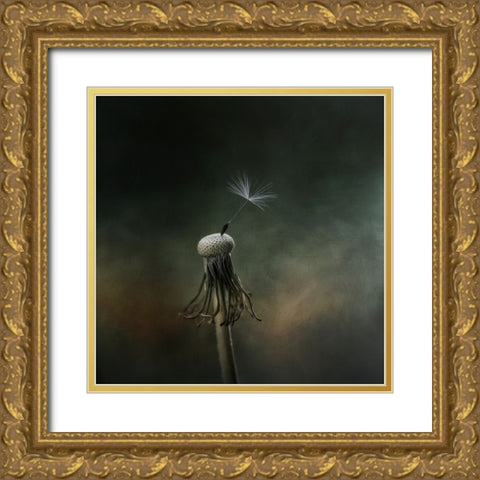 One left Gold Ornate Wood Framed Art Print with Double Matting by Gronkjar, Lotte