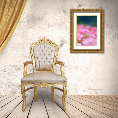 Untitled Gold Ornate Wood Framed Art Print with Double Matting by Nakada, Chisho