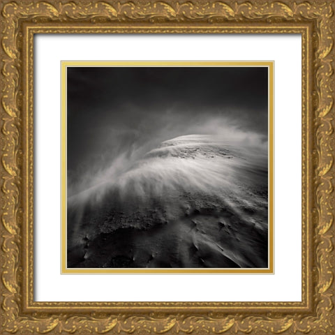 Sandwind / Vent de Sable Gold Ornate Wood Framed Art Print with Double Matting by Billet, Jean-Luc