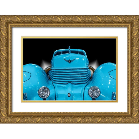 The Blue Cord Gold Ornate Wood Framed Art Print with Double Matting by Weber, Roland