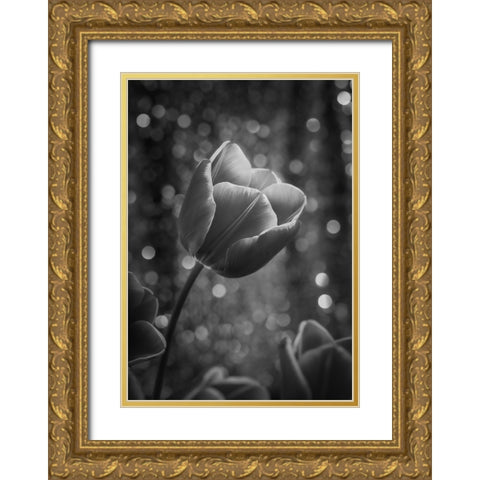 Greta Garbo Gold Ornate Wood Framed Art Print with Double Matting by Irene Sattrup, Dorte
