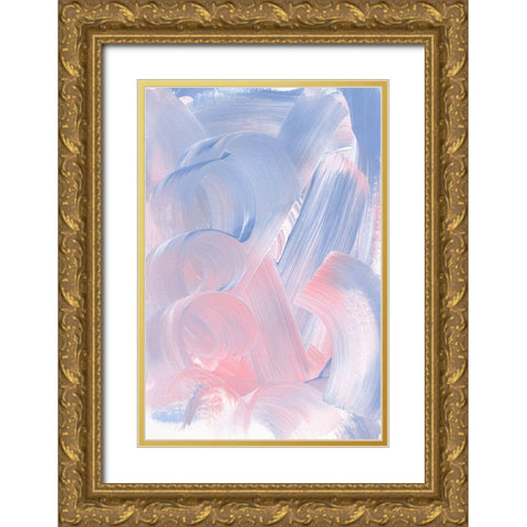 Emotions in Pastel Gold Ornate Wood Framed Art Print with Double Matting by Sawall, Anastasia