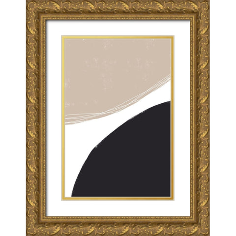 Joyful Harmony Gold Ornate Wood Framed Art Print with Double Matting by Sawall, Anastasia