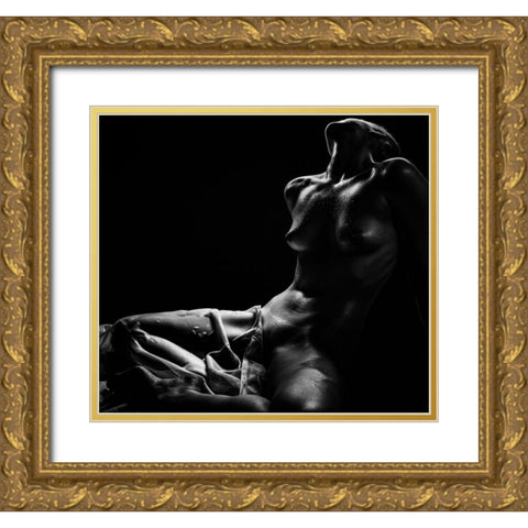 Wet Clothes Gold Ornate Wood Framed Art Print with Double Matting by Valevicius, Aurimas