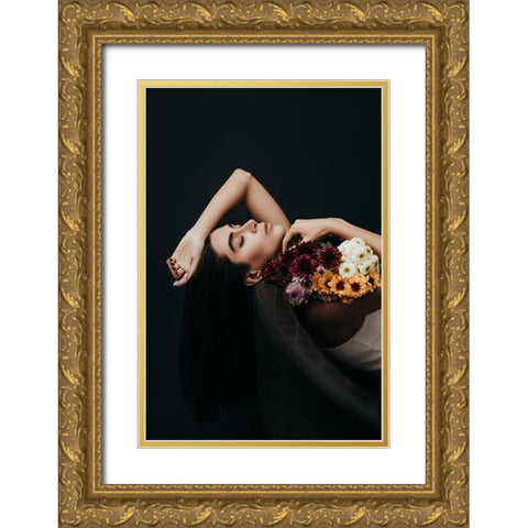 sweet dream Gold Ornate Wood Framed Art Print with Double Matting by Hamidnezhad, Amin