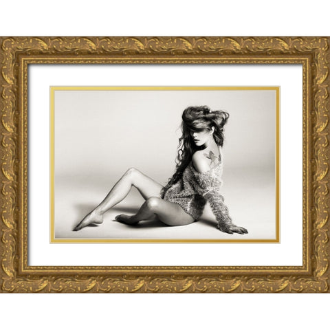 Le intensitAc... Gold Ornate Wood Framed Art Print with Double Matting by Tejada, Cesar
