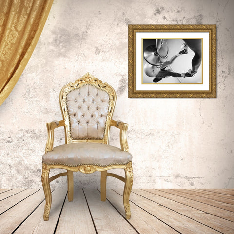 upside down Gold Ornate Wood Framed Art Print with Double Matting by Anton, Rostovskiy