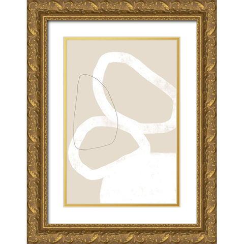 Keeping You Close Gold Ornate Wood Framed Art Print with Double Matting by Uplusmestudio