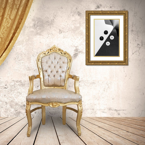 Diagonal Skirt Gold Ornate Wood Framed Art Print with Double Matting by Bunjamin (Abe), Antonyus