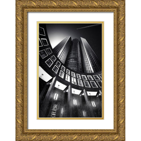 Frankfurt 185 Gold Ornate Wood Framed Art Print with Double Matting by Otero Sobrino, Dani