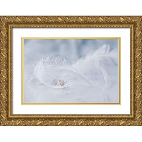 Arioso of spring Gold Ornate Wood Framed Art Print with Double Matting by Kopcev, Igor