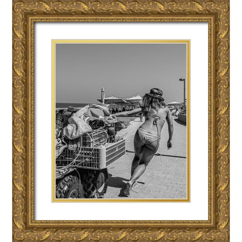 Untitled Gold Ornate Wood Framed Art Print with Double Matting by Zyfeller