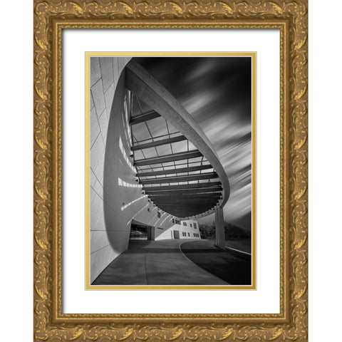 The Entrance Gold Ornate Wood Framed Art Print with Double Matting by Chen, Jennifer