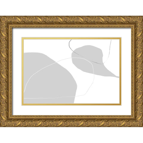 Reason Why Gold Ornate Wood Framed Art Print with Double Matting by Uplusmestudio