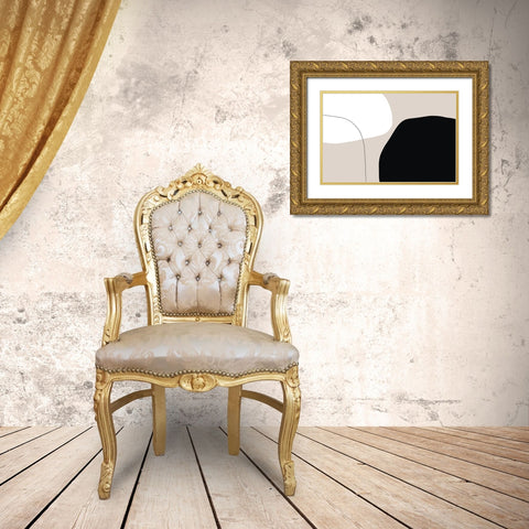 Pairing Gold Ornate Wood Framed Art Print with Double Matting by Uplusmestudio