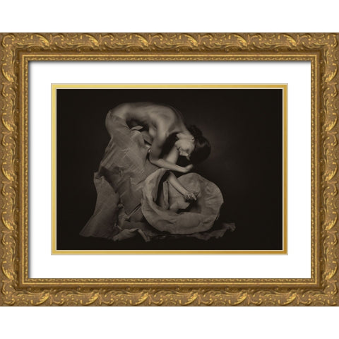 Inchino Gold Ornate Wood Framed Art Print with Double Matting by Photography Expressive