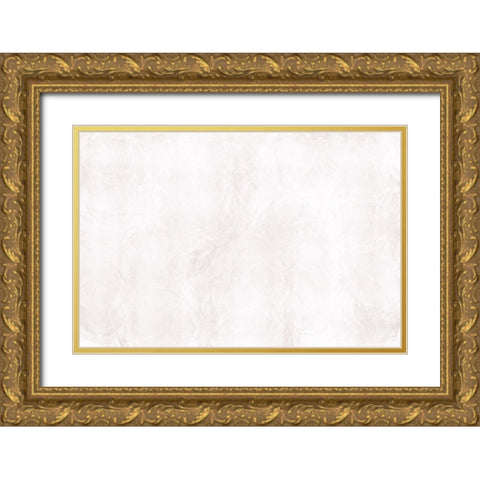 Soft Texture No 1 Gold Ornate Wood Framed Art Print with Double Matting by Uplusmestudio