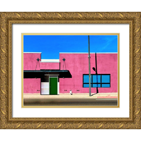 Facade - Joshua Tree-California Gold Ornate Wood Framed Art Print with Double Matting by Orbach, Arnon