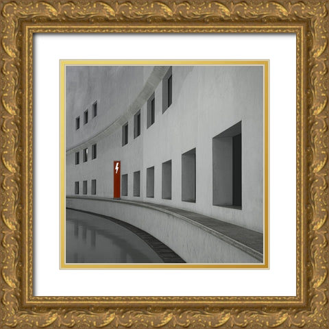 Cite De La Musique Gold Ornate Wood Framed Art Print with Double Matting by Schuster, Inge