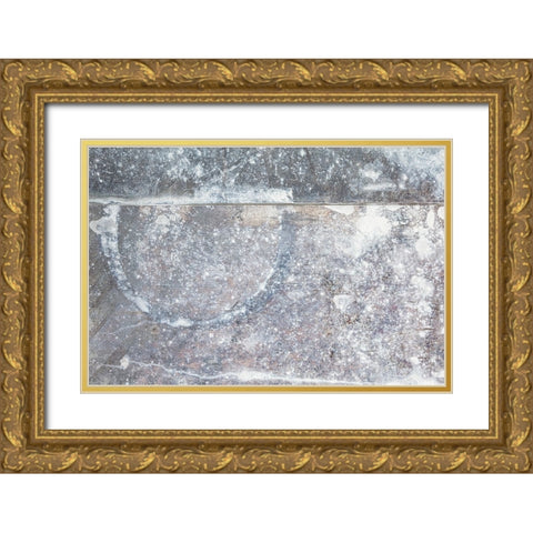 Texture 01 Gold Ornate Wood Framed Art Print with Double Matting by 1x Studio III