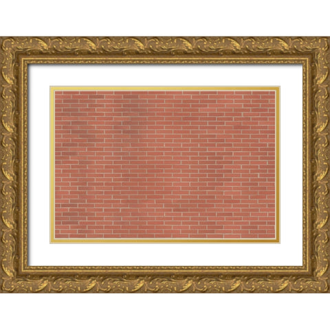 Texture 11 Gold Ornate Wood Framed Art Print with Double Matting by 1x Studio III