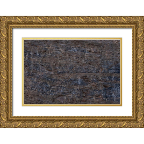 Texture 13 Gold Ornate Wood Framed Art Print with Double Matting by 1x Studio III