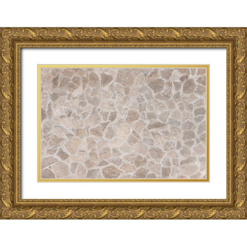 Texture 20 Gold Ornate Wood Framed Art Print with Double Matting by 1x Studio III