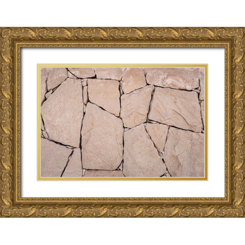 Texture 38 Gold Ornate Wood Framed Art Print with Double Matting by 1x Studio III