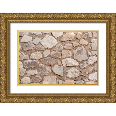 Texture 43 Gold Ornate Wood Framed Art Print with Double Matting by 1x Studio III