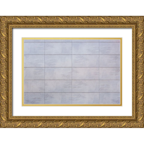 Texture 44 Gold Ornate Wood Framed Art Print with Double Matting by 1x Studio III