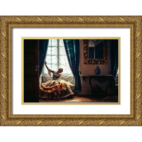 A dream is a wish your heart makes Gold Ornate Wood Framed Art Print with Double Matting by Bolgov (Axe), Ruslan