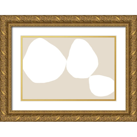Understanding Life Gold Ornate Wood Framed Art Print with Double Matting by Uplusmestudio