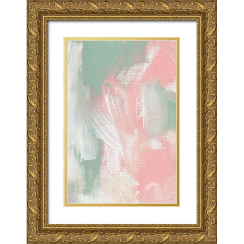 Sweet Escape No 3 Gold Ornate Wood Framed Art Print with Double Matting by Uplusmestudio