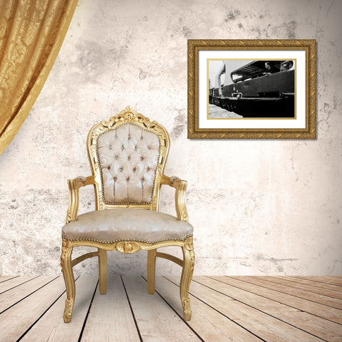 Roro Michalis Gold Ornate Wood Framed Art Print with Double Matting by Koulouridis, George