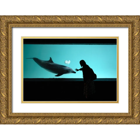 I Understand My FeelingsaÂC Gold Ornate Wood Framed Art Print with Double Matting by Sangan, Kurosaki