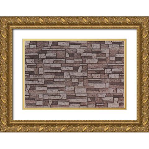 Texture 70 Gold Ornate Wood Framed Art Print with Double Matting by 1x Studio III