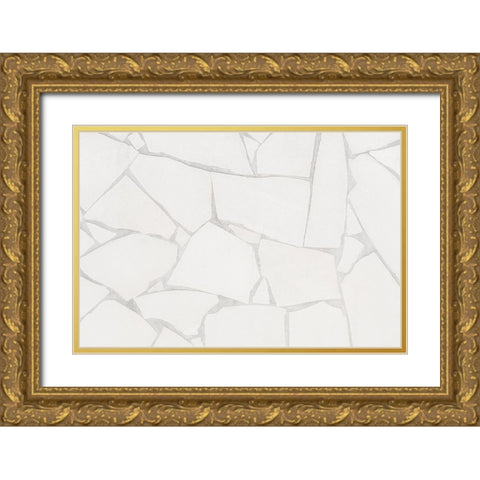 Texture73 Gold Ornate Wood Framed Art Print with Double Matting by 1x Studio III