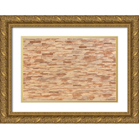Texture 74 Gold Ornate Wood Framed Art Print with Double Matting by 1x Studio III