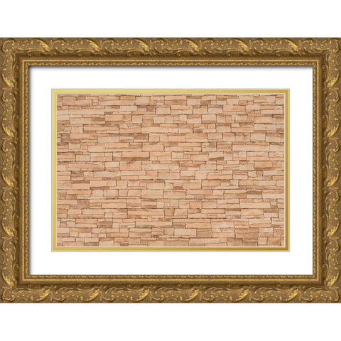 Texture 76 Gold Ornate Wood Framed Art Print with Double Matting by 1x Studio III