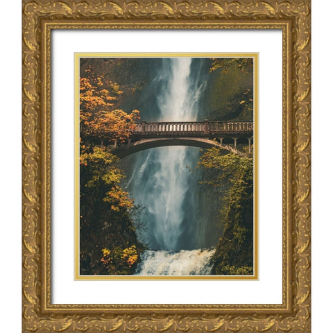 RIVendell Irl Gold Ornate Wood Framed Art Print with Double Matting by Pournader, Behdad